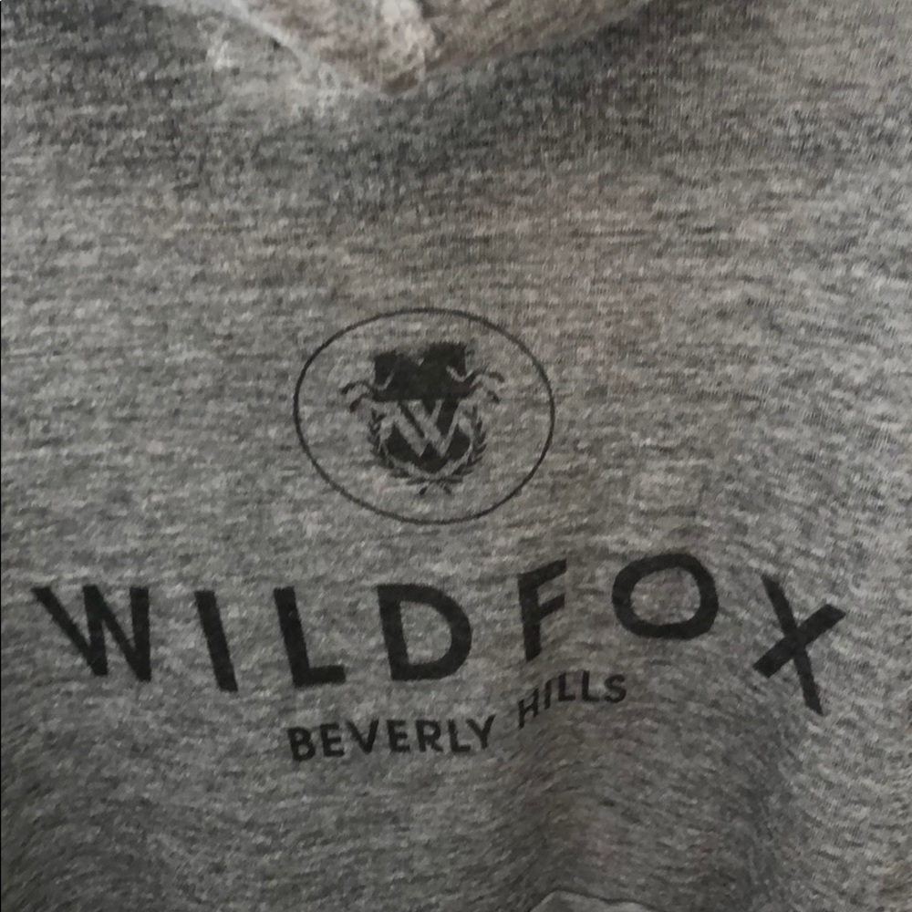 Wildfox zip up hoodie grey - Picture 2 of 5